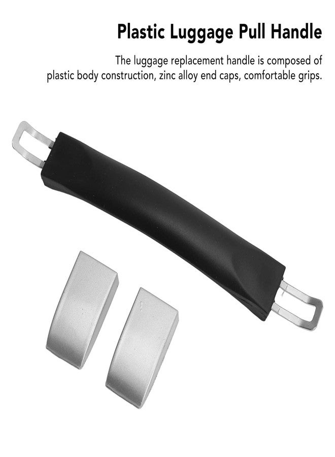 Kodrily Luggage Handle Replacement, Portable Luggage Pull Handle, 9.7in Luggage Case Handle Grip, Plastic Suitcase Handle Strap Holder with Metal End Cap for Travel Boxes Cases - Image 2